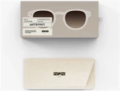 IZIPIZI ceramic beige voksen #c solbrille UV400